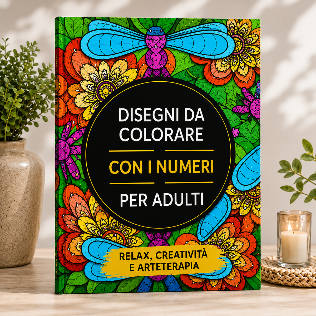 Libro da colorare con i numeri