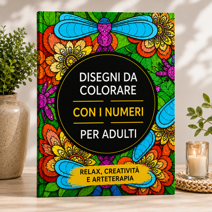 Libro da colorare con i numeri