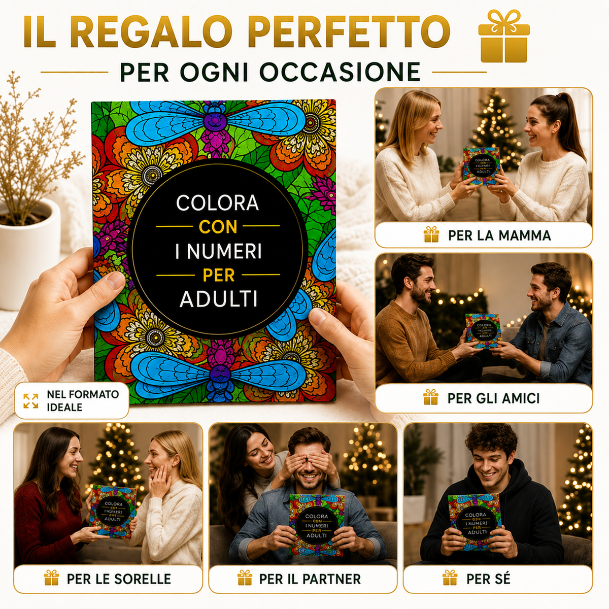 Libro da colorare con i numeri