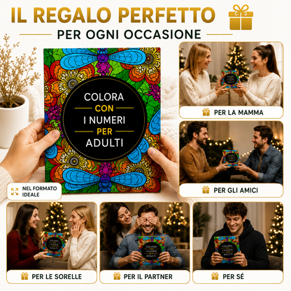 Libro da colorare con i numeri