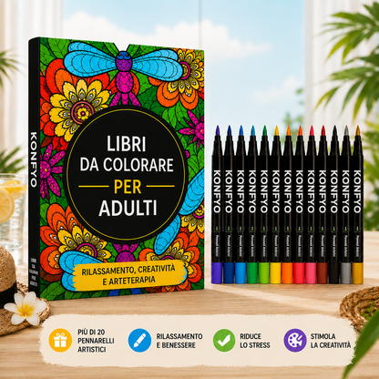 Libro da colorare con i numeri